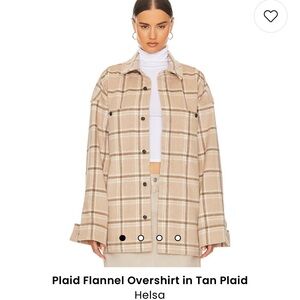 HELSA Plaid Overshirt
